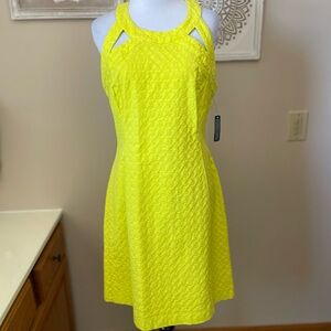 NWT boutique Yellow Sleeveless Dress